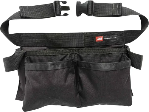 Miniatura 2 de Diamondback Delantal de herramientas Delantal de trabajo de bolsillo abierto para hombres y mujeres con 2 bucles de martillo y bandolier Delantal