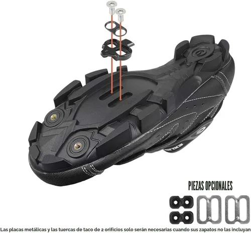 Miniatura 2 de BV Tacos de bicicleta - Compatible con pedales Shimano SPD & Look X-Track para spinning, ciclismo interior y ciclismo de montaña, fácil liberación