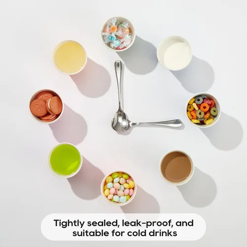 Miniatura 4 de Paquete de 1000 vasos de papel de 5 onzas, vasos desechables de papel multicolor, vasos pequeños para enjuague bucal, vasos para bebidas frías