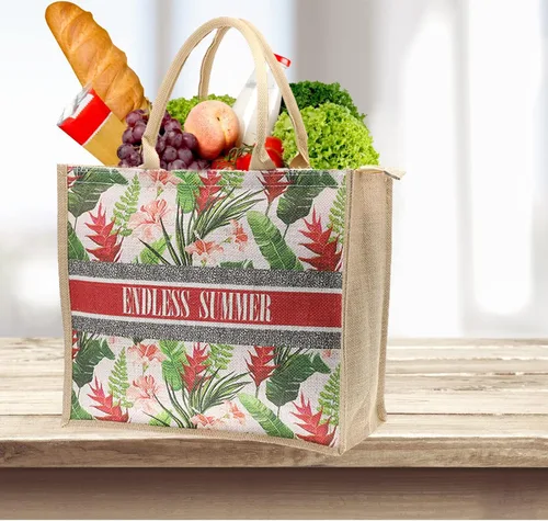 Miniatura 107 de Bolso grande de paja para mujer, tejido de ratán, bolso de playa de verano, a rayas