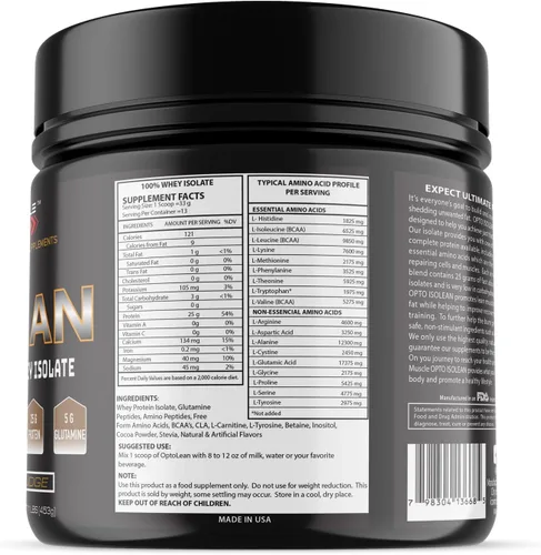 Miniatura 8 de Isolean - Proteína de suero en polvo, vainilla, chocolate, fresa, galletas y crema, caramelo salado, menta chocolate, mantequilla de maní