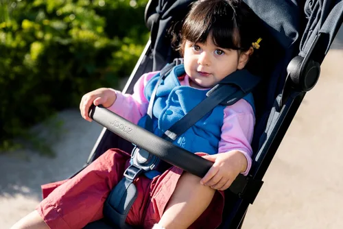 Miniatura 2 de Joolz Aer2 Barra de parachoques plegable para cochecito Joolz Aer2, compatible con una sola mano, barra de apoyo segura y cómoda para niños, acabado