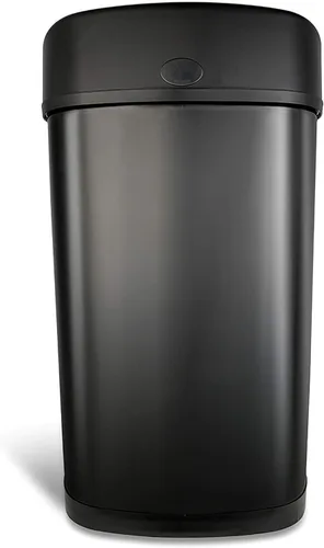 Miniatura 6 de NINESTARS, cesto para basura automático, sin necesidad de tocar, con sensor de movimiento Negro