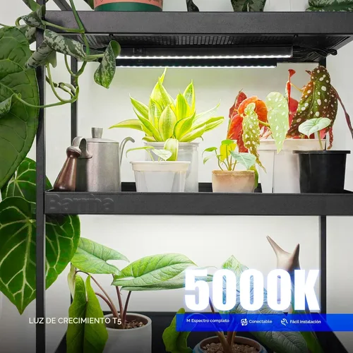 Miniatura 2 de Barrina Luces de Crecimiento T5 para Plantas de Interior, Luz de Crecimiento de Espectro Completo, Luz LED para Plantas de 1 pie, Tiras de Luz LED