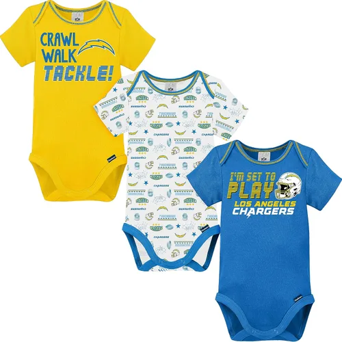 Miniatura 31 de Gerber - Mameluco unisex de manga corta para bebé, equipo de la NFL, paquete de 3
