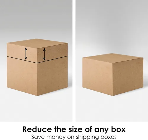 Miniatura 5 de Cuchilla de Cuchillo Utilitario Dimensionador de Cartón 2 en 1 - Redimensionar/Reducir Cajas de Envío de Cartón