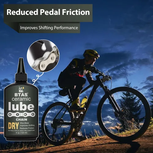 Miniatura 8 de BTAS Lubricante de Cera Seca para Cadena de Bicicleta 4 oz para Carretera, Bicicleta de Montaña, MTB y Aceite Lubricante de Cadena de Bicicleta