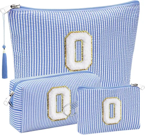 Miniatura 54 de Regalos Iniciales Bolsitas de Cosméticos de Viaje Juegos para Cartera, 3pcs Bolsitas Stoney Clover Dupes Bolsa de Maquillaje, Juego de Bolsas