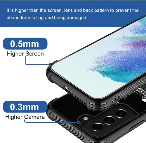 Miniatura 3 de ZHEGAILIAN Funda compatible con Samsung Galaxy S22 Plus, diseño gráfico de esqueleto nunca mejor, acrílico a prueba de golpes, antiarañazos, funda