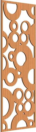 Miniatura 42 de Farwell Paneles de pared decorativos de madera con calado, 13 3/8 pulgadas de ancho x 34 3/8 pulgadas de alto x 1/4 de alto, roble rojo rojo