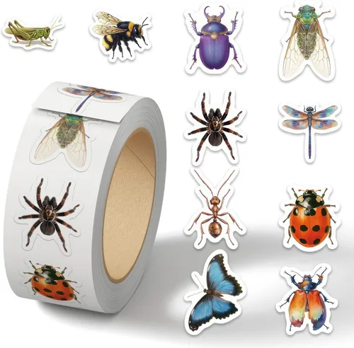 Miniatura 16 de 500 calcomanías de abeja lindas, calcomanías adhesivas de dibujos animados para botella de agua, laptop, álbum de recortes, diario, tarjeta, sobre