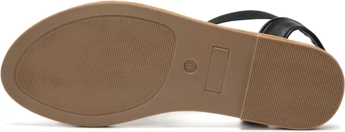 Miniatura 4 de Luffymomo Sandalias planas con correa elástica para mujer, zapatos clásicos de verano con punta abierta