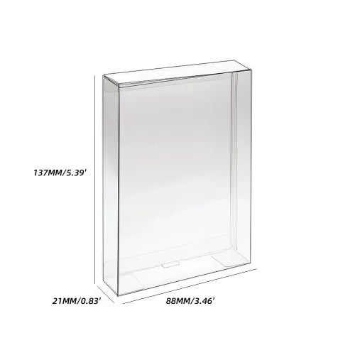 Miniatura 2 de CHILDMORY 20pcs Protector Box Clear Protection Case Sleeve for SNES Game Cartridge US Version