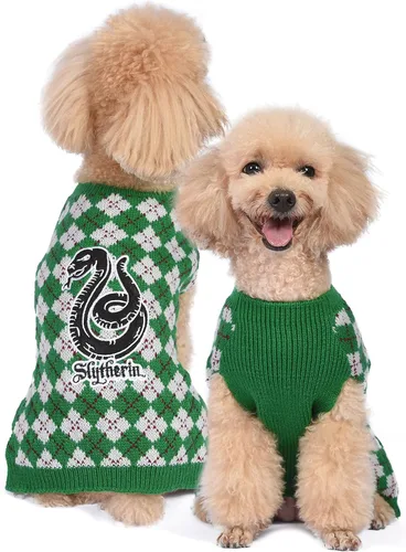 Miniatura 10 de Harry Potter Ravenclaw Suéter para perro, ropa exterior para mascotas, ropa y accesorios para perros con licencia oficial para casas de Hogwarts