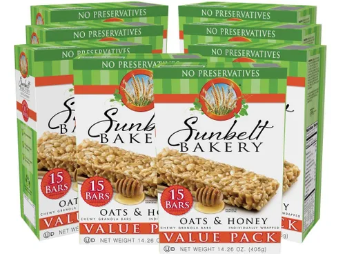 Miniatura 28 de Sunbelt Bakery Barras de granola masticables dulces y saladas de almendras, barras de 50-1.0 onzas (5 cajas)