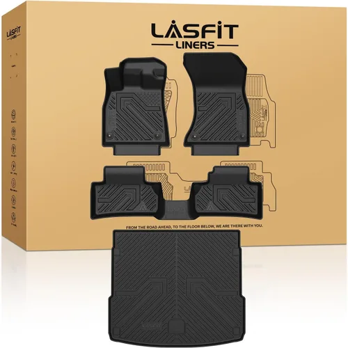 Miniatura 47 de LASFIT Tapetes de elastómero termoplástico para 1a y 2a fila de asientos de auto, para todo tipo de clima