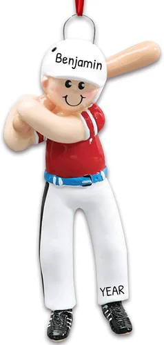 Miniatura 8 de Adorno de béisbol personalizado 2025 – Adornos de béisbol con letras para árbol de Navidad, decoraciones de fiesta de béisbol, regalos de béisbol