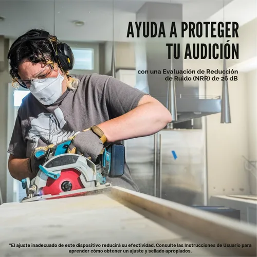 Miniatura 7 de 3M WorkTunes Connect - Protector auditivo inalámbrico con tecnología Bluetooth, protección auditiva Bluetooth con una calificación de reducción