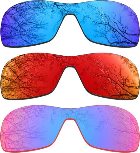 Miniatura 21 de ToughAsNails 3 pares de lentes polarizadas de repuesto para Oakley Antix Pack