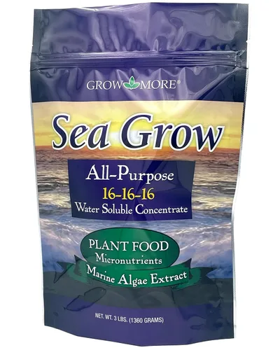 Miniatura 7 de Grow More Sea Grow Kelp Fertilizante – 1.5 libras de 16-16-16 – 16 – Alimento vegetal soluble en agua, multiusos, rico en nutrientes, fertilizante
