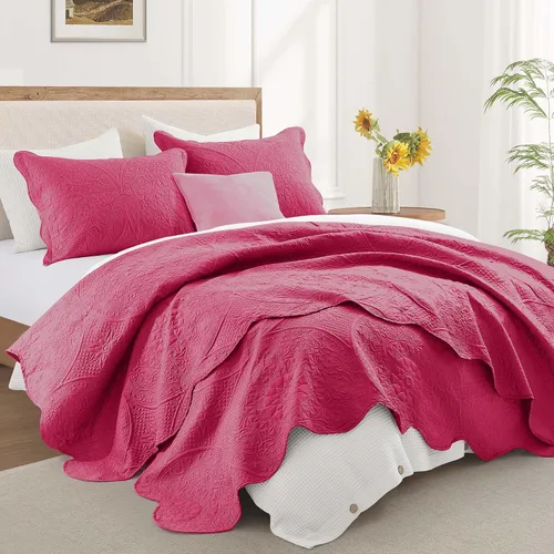 Miniatura 150 de MOONLIGHT20015 Edredón tamaño King (106 x 96 pulgadas) con 2 fundas de almohada (20 x 36 + 2 pulgadas) para todas las estaciones, juego de cama Azul
