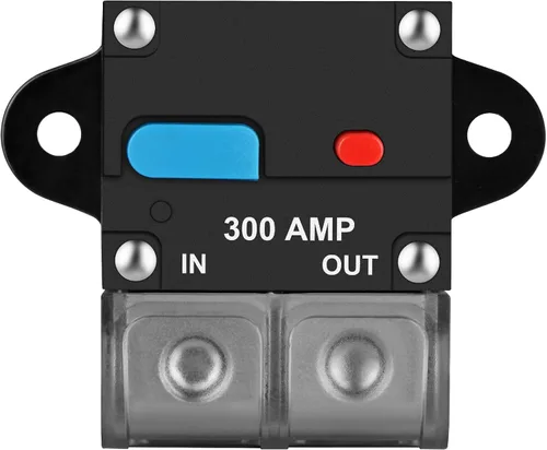 Miniatura 10 de Disyuntor de circuito de 100 amperios de audio para automóvil, energía solar, inversor de fusibles en línea con cubierta impermeable para motor