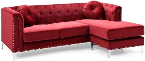 Miniatura 24 de Glory Furniture Sofá de dos plazas Pompano Velvet en negro