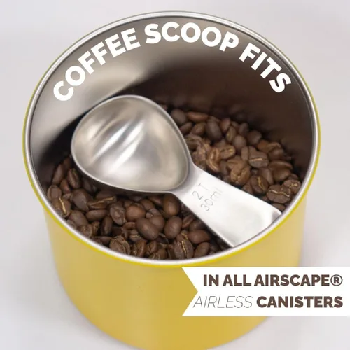 Miniatura 4 de Cuchara de café de 2 cucharadas – Negro cepillado – Acero inoxidable – Cuchara de medición precisa para café, té y más – Mango ergonómico