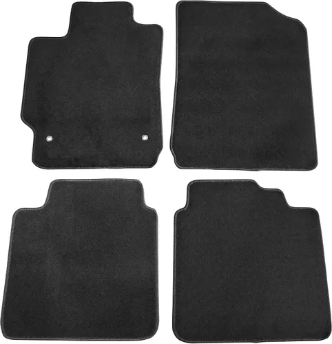 Miniatura 9 de IKON MOTORSPORTS, Alfombrillas compatibles con Toyota Camry 2007-2011, alfombra de nailon beige delantera y trasera, juego de 4 piezas, 2008 2009