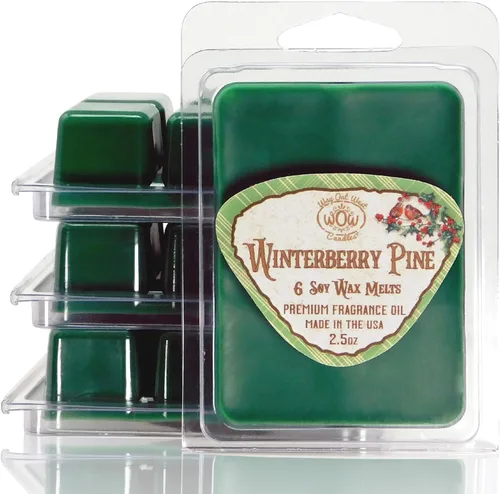 Miniatura 9 de Cera perfumada para calentadores de cera, ambientador aromático, paquete de 4, juego surtido de 6 cubos de fusión, hecho a mano en Estados Unidos