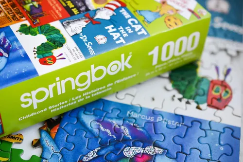 Miniatura 5 de Rompecabezas Springbok de 1000 piezas "Historias de la Infancia" para adultos y niños, con portadas de libros de algunas de tus tiendas favoritas