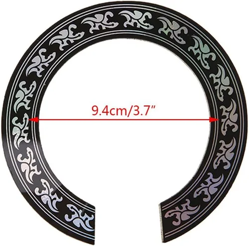 Miniatura 5 de Incrustación de roseta de agujero de sonido de PVC duro, para guitarra acústica de 38 39 pulgadas