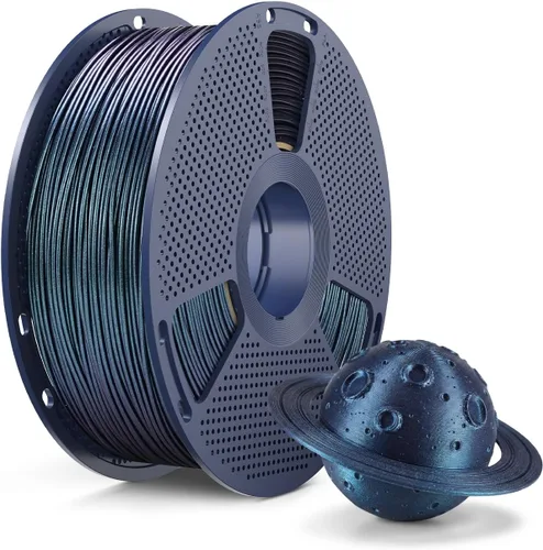Miniatura 12 de SUNLU Filamento PLA de madera de 0.069 pulgadas, filamento de impresora 3D de fibra de madera real, textura y aroma de madera natural, sin