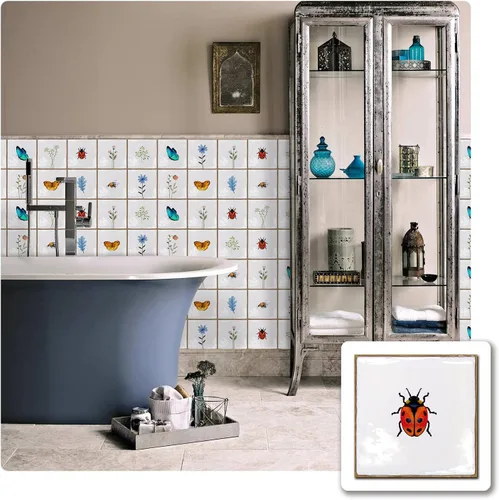 Miniatura 22 de Alwayspon Vinilo adhesivo efecto piedra, pegatinas para azulejos de pared autoadhesivas, protector antisalpicaduras para cocina y baño, T026