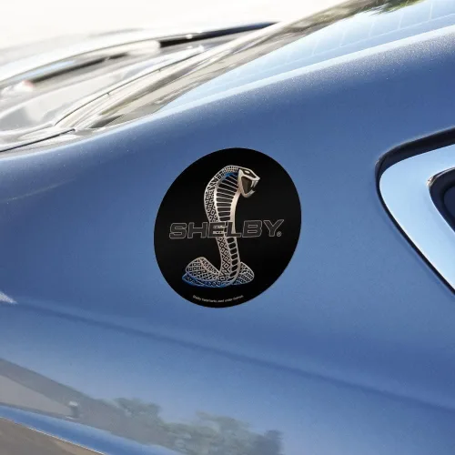 Miniatura 5 de Shelby Cobra Logo Automotive Car Window Locker Circle Bumper Sticker