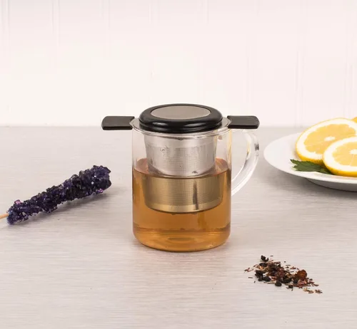 Miniatura 7 de HIC Kitchen Infusor de té de acero inoxidable 18/8, capacidad de 4 onzas