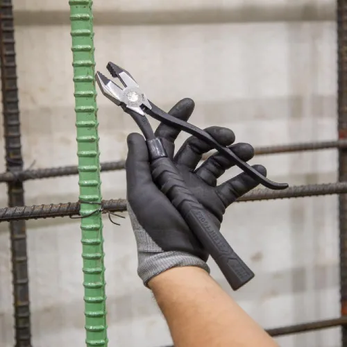 Miniatura 8 de Klein Tools M2017CSTA Alicates de Hierrero de Cabeza Delgada, Fabricados en Estados Unidos, Agarre Acolchado Milkers, Cortadores Laterales