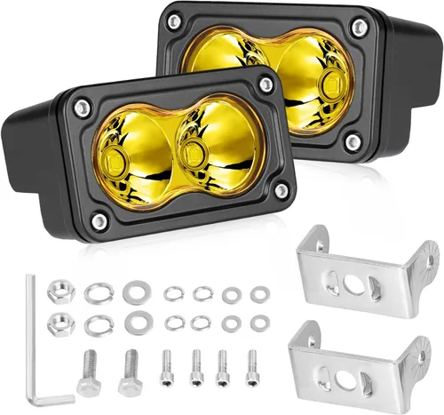 Miniatura 19 de Cápsulas LED ámbar, parte AKD de 3 pulgadas, luz LED de conducción de 40 W, luz LED todoterreno, luz de trabajo LED amarilla, luces antiniebla