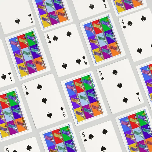Miniatura 4 de Lantern Press Ballard Bridge, Seattle, WA, Pop Art, 52 Playing Cards for Adults, Poker Size Card Deck