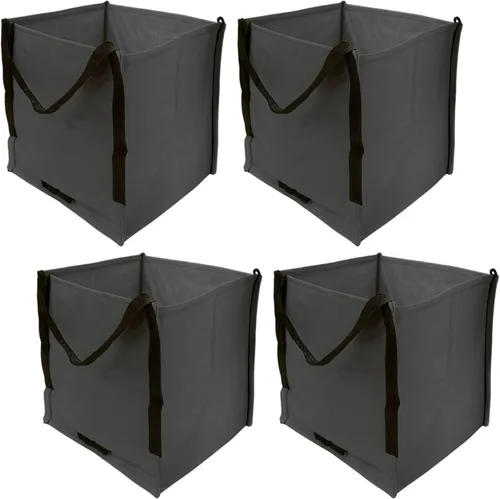 Miniatura 11 de DURASACK Bolsa de almacenamiento de alta resistencia de 22 galones, bolsa de mudanza de polipropileno tejido resistente, diseño reutilizable, Azul