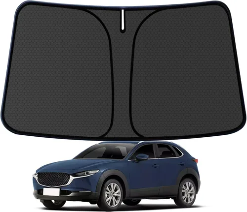 Miniatura 90 de Civic - Parasol para parabrisas Honda Civic 2022-2024 2025 (no para Honda 2022 Sport), visera frontal gruesa plegable 1:1, mantiene tu automóvil más