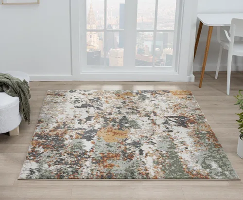 Miniatura 29 de Keen Home Design Alfombras de Pasillo - 2x8 que no desprenden pelusa, alfombra abstracta para cocina, sala de estar, dormitorio, comedor, entrada