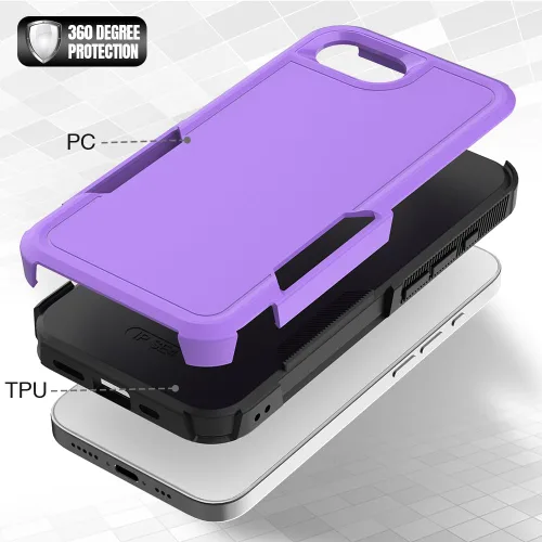 Miniatura 263 de Jeylly Funda para iPhone SE/Funda para iPhone 5S, Exterior de Plástico Duro que Absorbe Golpes + Interior de Silicona de Goma Defensor contra