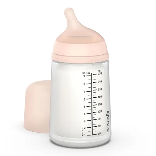 Miniatura 10 de Suavinex Zero Zero - Biberón anti cólico para bebé, marca española de biberones no 1, minimiza el rechazo del biberón y la confusión del pezón, Claro
