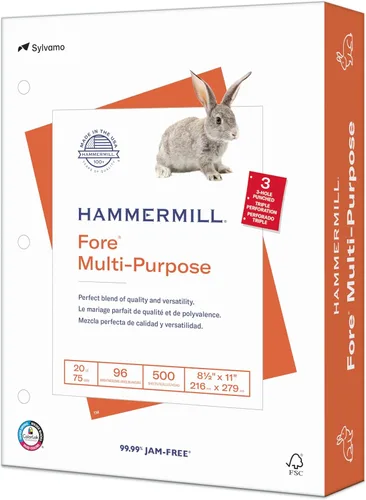 Miniatura 43 de Hammermill Fore Papel para impresora, papel para copias multiusos de 20 lb, 8.5 x 14 - 1 resma (500 hojas) - blancura 96, fabricado en Estados