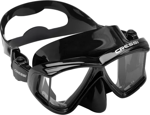 Miniatura 4 de Cressi Wide View Dive Mask - 4-Window Tempered Glass - Soft Silicone Skirt for Perfect Seal - Pano 4: Designed in Italy