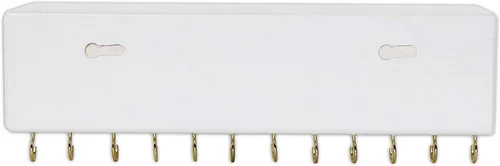 Miniatura 5 de SANY DAYO HOME Organizador de joyas con 24 ganchos y estante para cosméticos, 12 x 3 x 4 pulgadas, soporte de madera de pino rústico montado