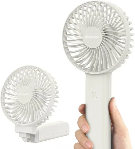 Miniatura 14 de EasyAcc Mini ventilador de mano, ventilador de enfriamiento personal plegable ventilador de escritorio USB ventilador de mesa pequeño portátil