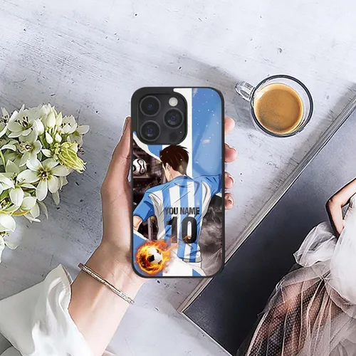 Miniatura 6 de Fundas personalizadas para teléfono con nombre y número Jersey VS Flag diseño para iPhone 6 7 8 11 12 13 14 15 16 17 Pro Max Plus Mini Xr XSE