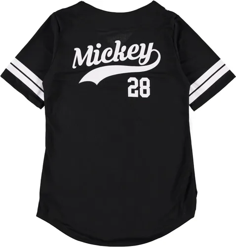 Miniatura 14 de Disney Camiseta de béisbol de Mickey Mouse con botones para mujer, diseño de Mickey y Minnie Mouse